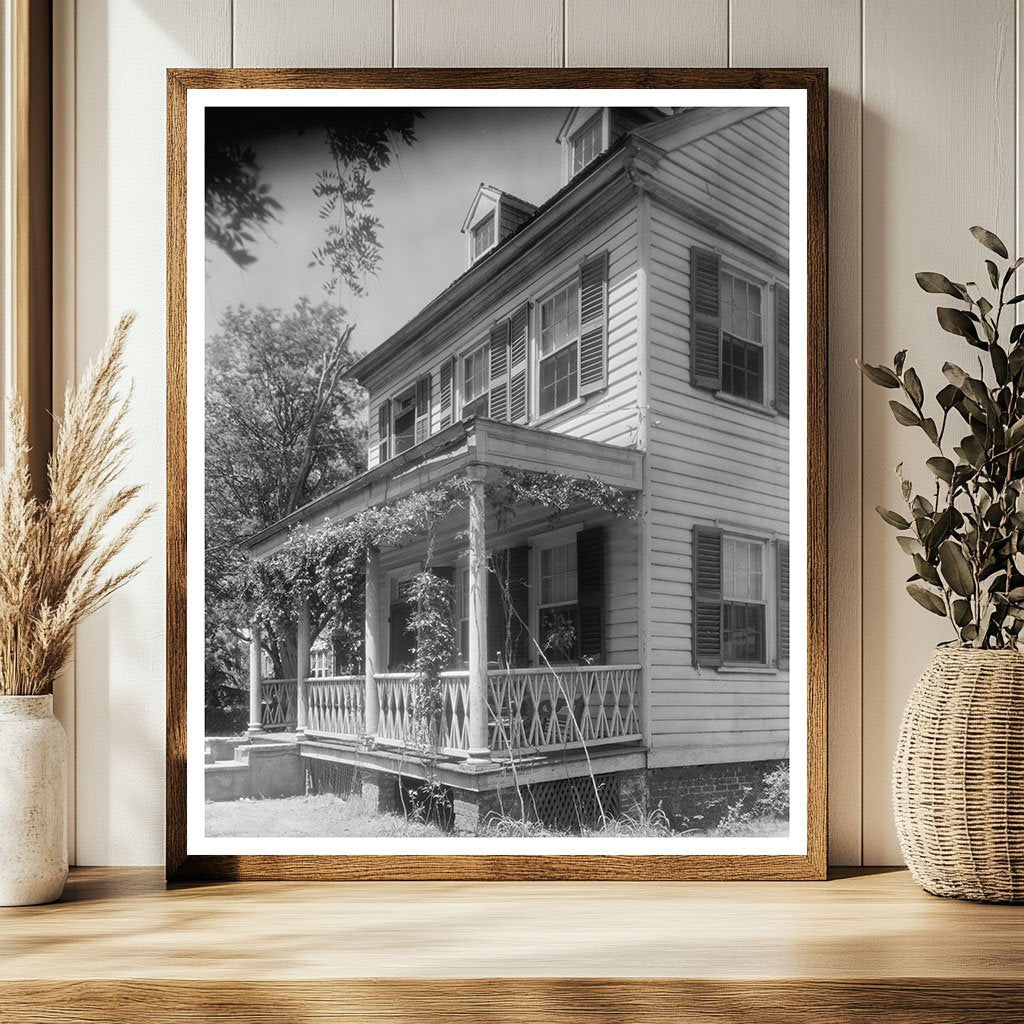 Blackwell House in New Bern, NC - 1774 Vintage Photograph