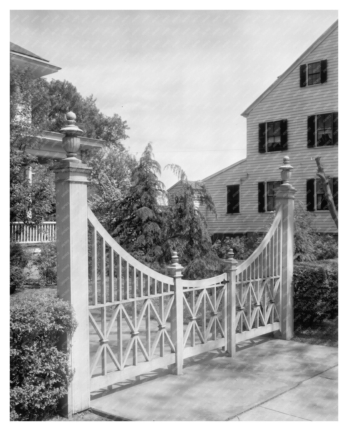 Historic Garden Gate, New Bern NC, 20th Century