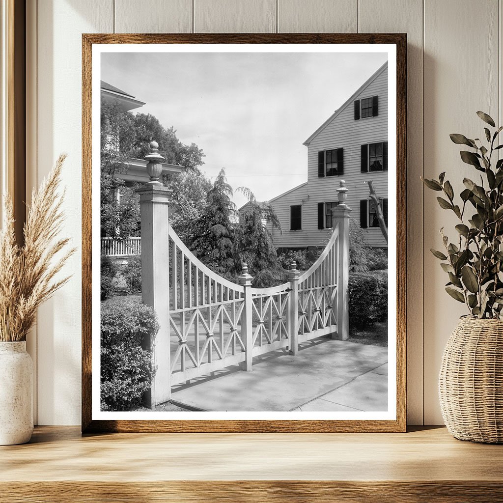 Historic Garden Gate, New Bern NC, 20th Century