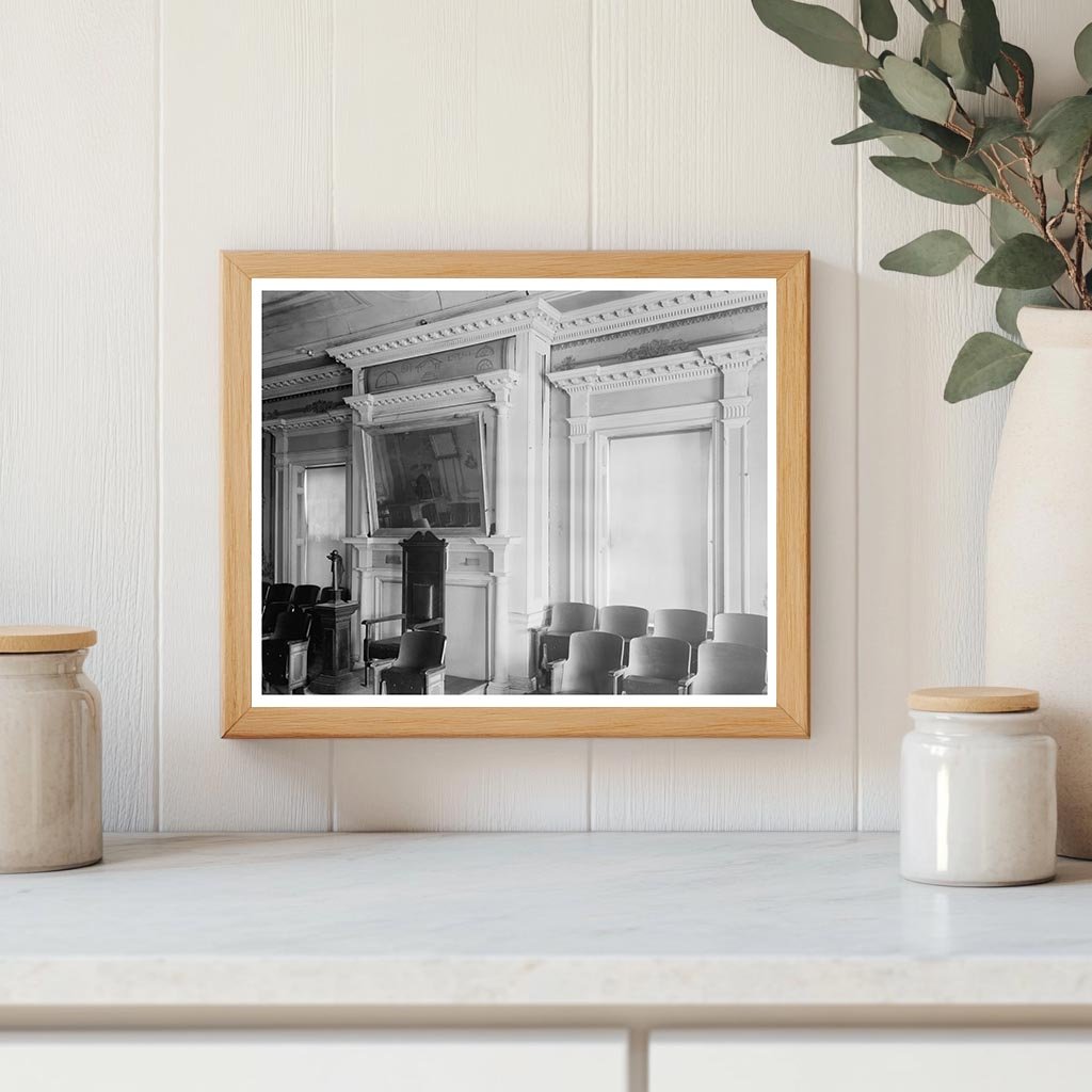 Masonic Building in New Bern, NC, 1808 - Vintage Photo