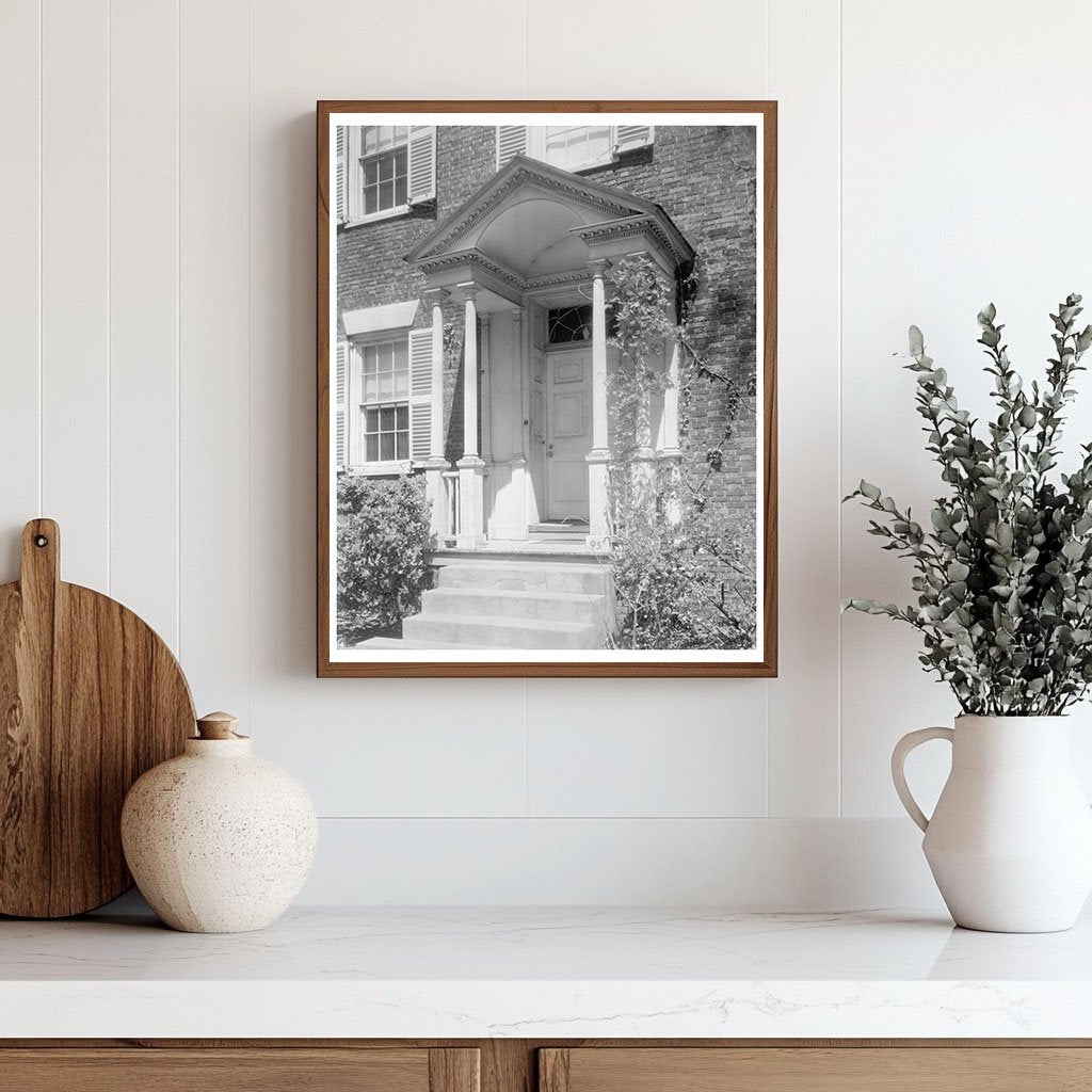 1812 Side Hall Architecture in New Bern, NC - 1941 Photo