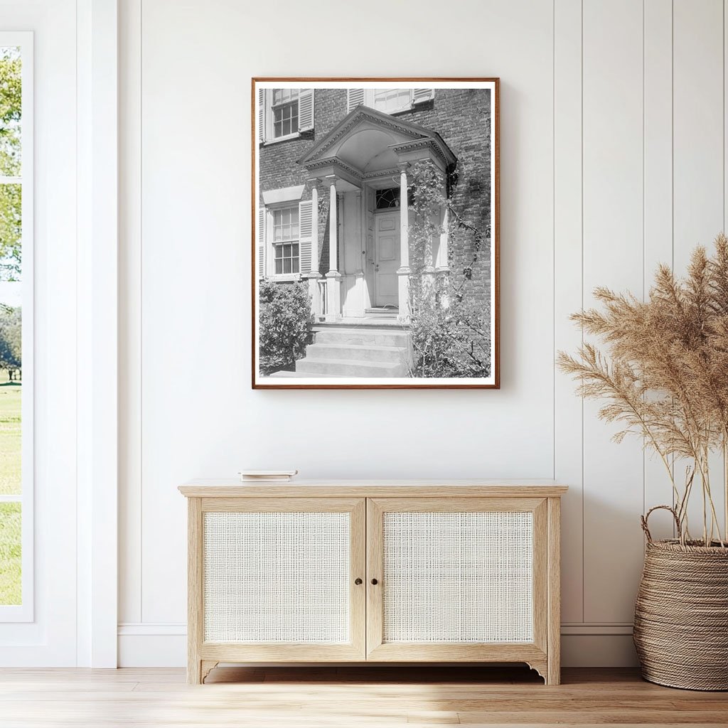 1812 Side Hall Architecture in New Bern, NC - 1941 Photo