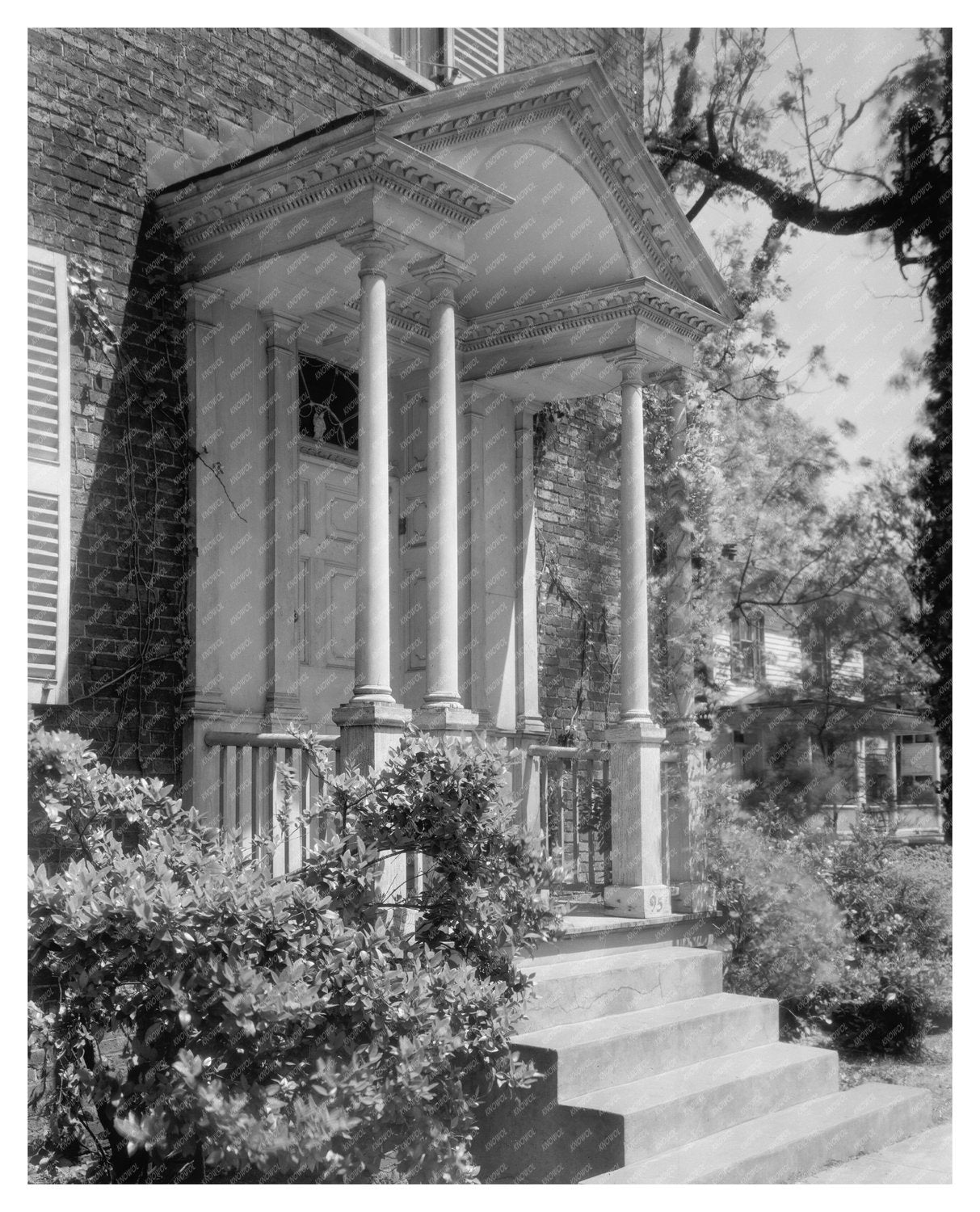1812 Architectural Gem in New Bern, NC - Vintage Photo
