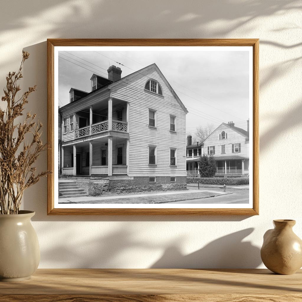 1770 Historic Building in New Bern, NC - Vintage Photo