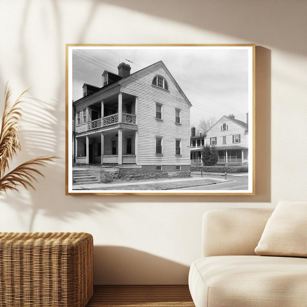 1770 Historic Building in New Bern, NC - Vintage Photo