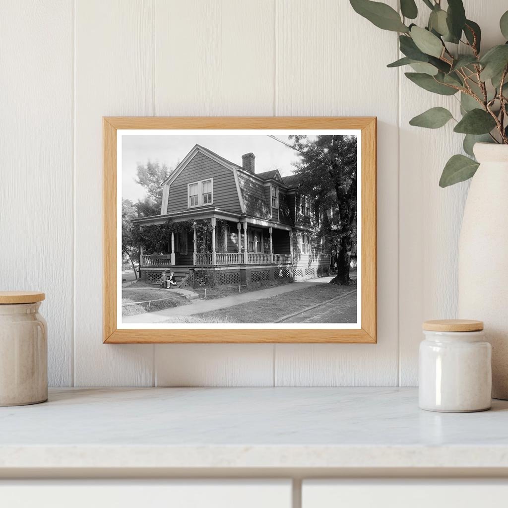 New Bern NC Architecture: Vintage Photo from 1953