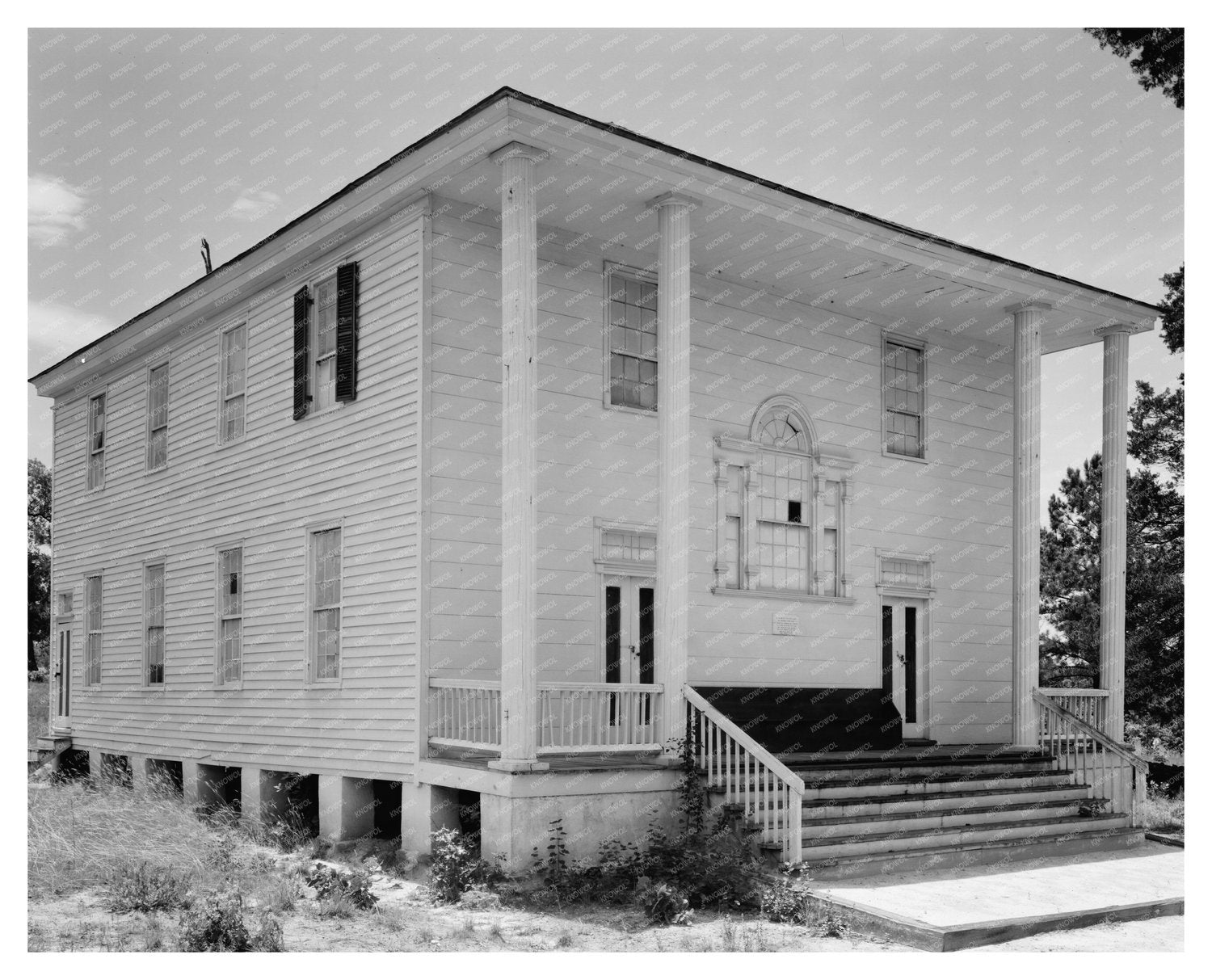Historic Church in Fayetteville, NC - 1953 Photo Archive