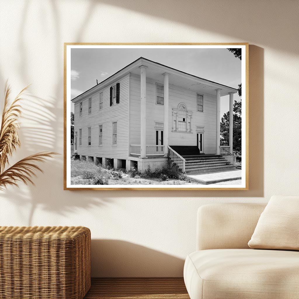 Historic Church in Fayetteville, NC - 1953 Photo Archive