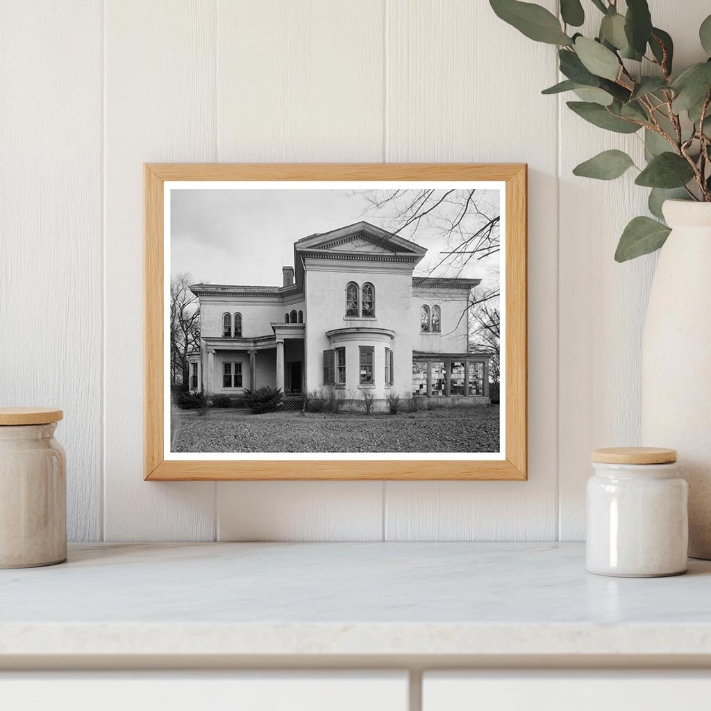 Hairston House, Davie County NC, 1853 Historic Photo