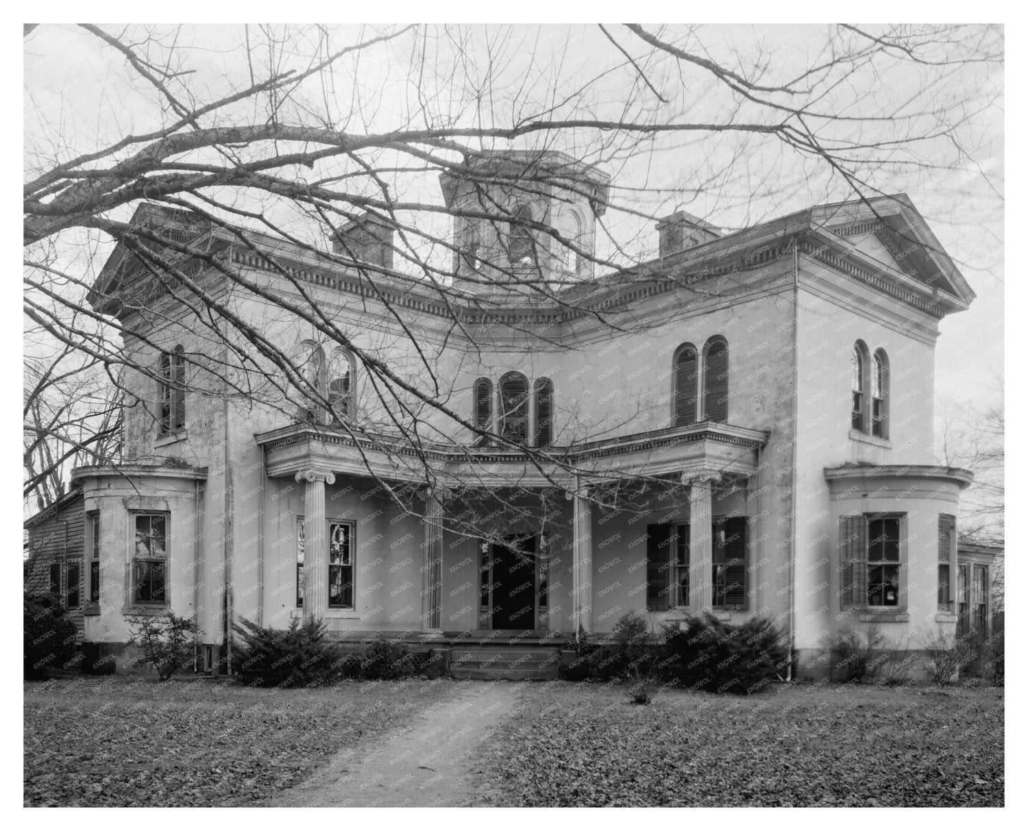 Hairston House, Davie County NC, 1853 Vintage Photo