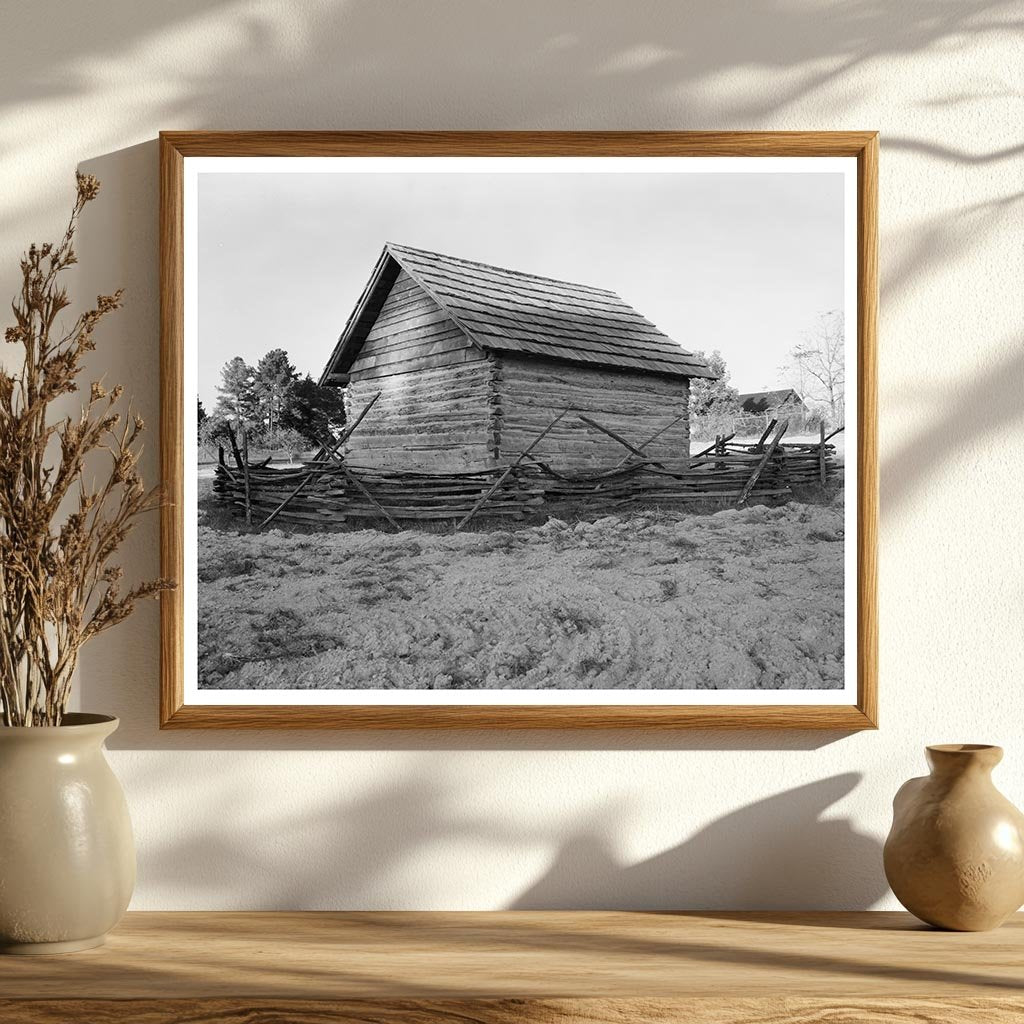 Historic Durham County House, NC 1851 - Vintage Photo