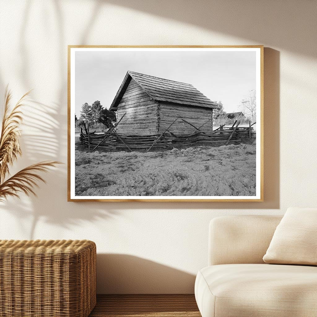 Historic Durham County House, NC 1851 - Vintage Photo