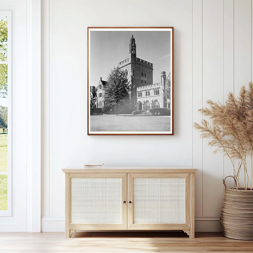 Durham NC Vintage Architecture Photo 1953