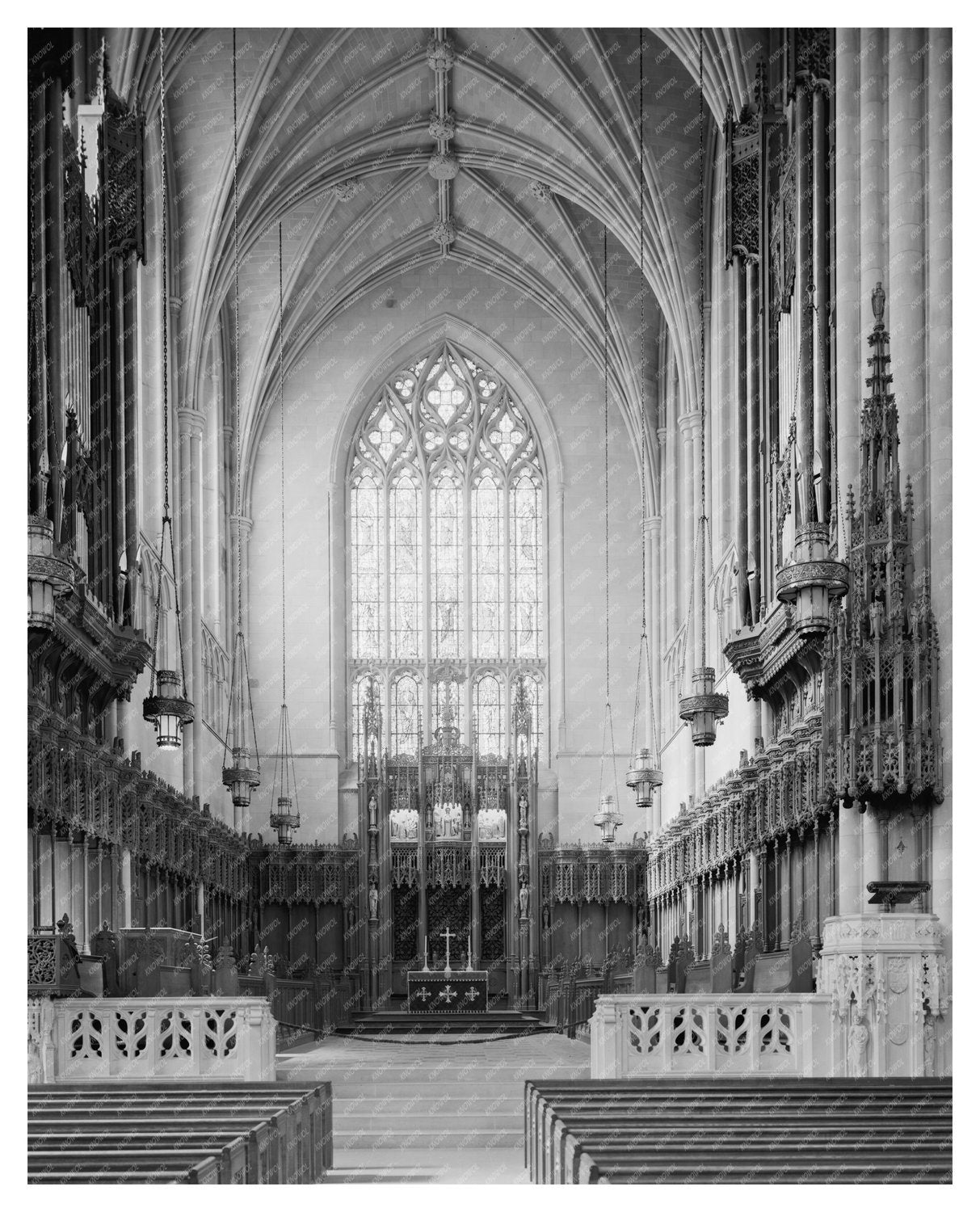 Vintage Durham Architecture Photo, NC 1953