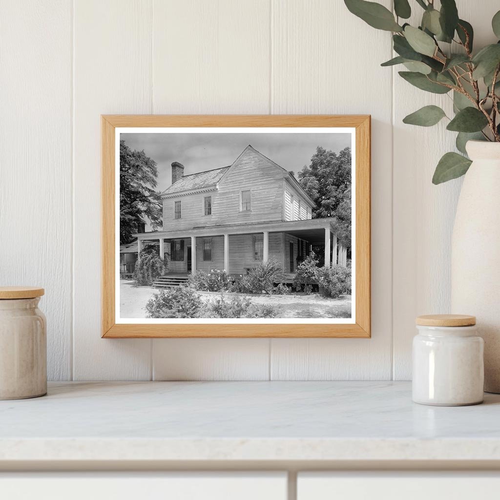 Tarboro, NC Vintage Architecture Photo, Early 20th Century