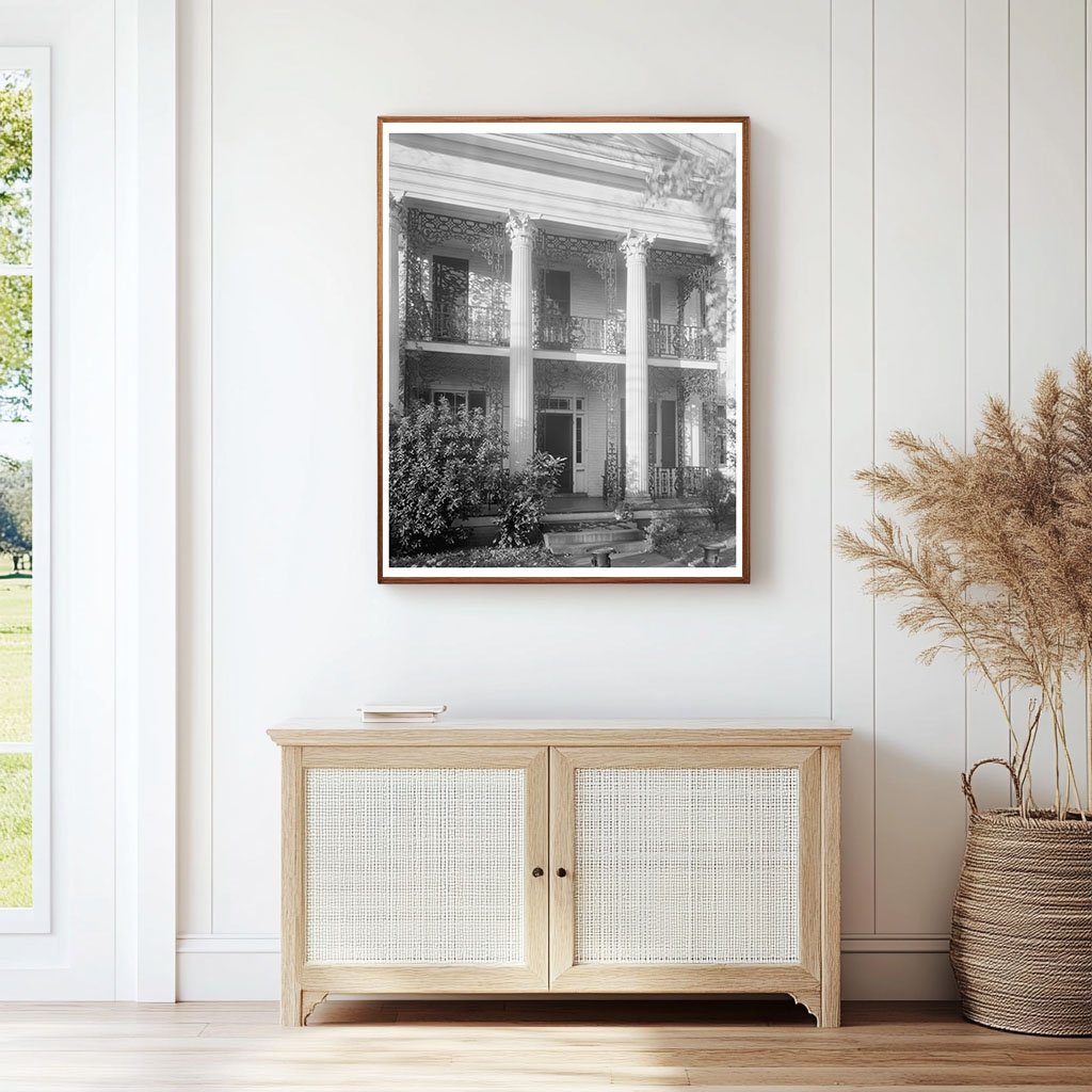 Winston-Salem NC 1849 Vintage Architectural Photo