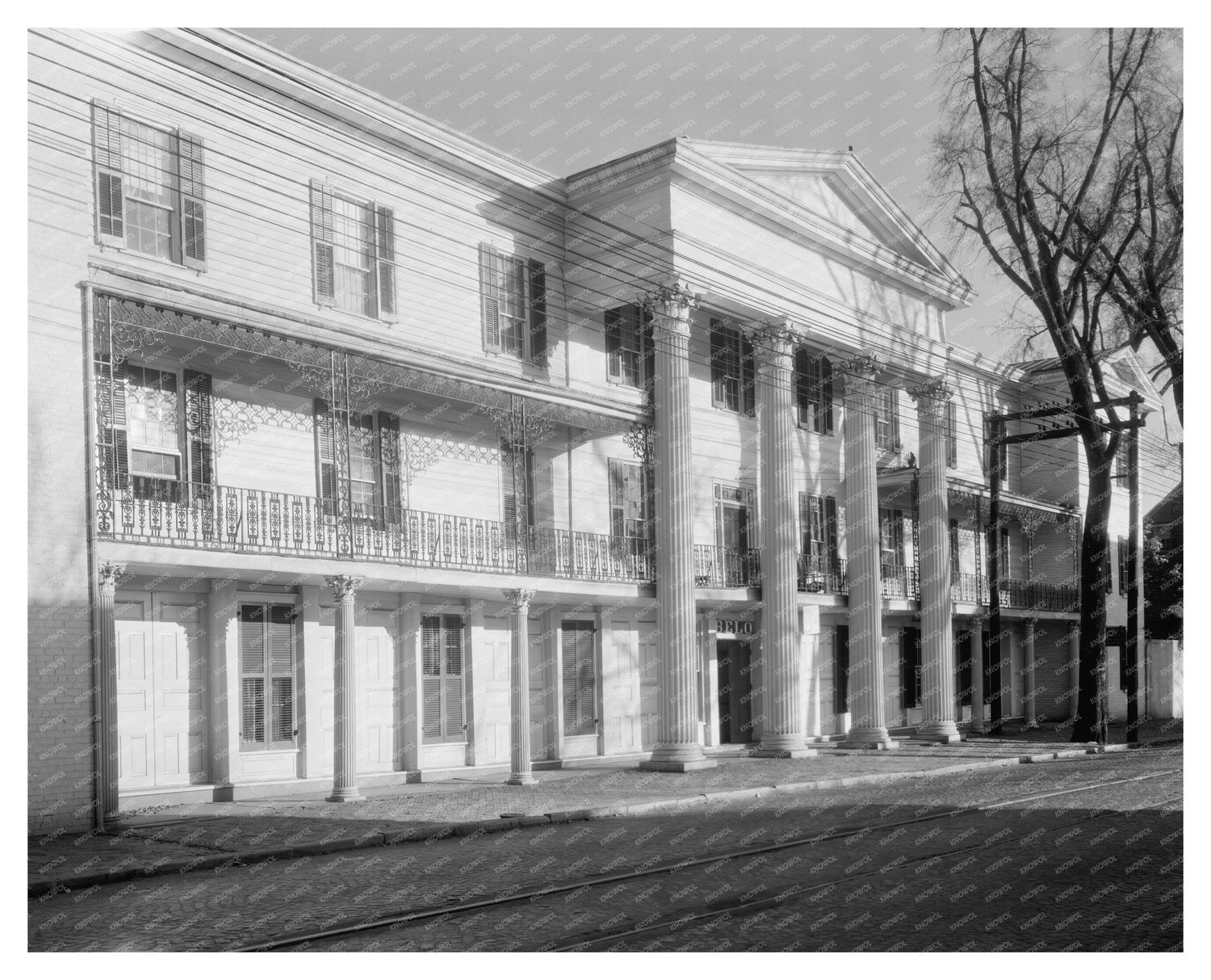 1849 Architecture in Winston-Salem, NC - Vintage Photo