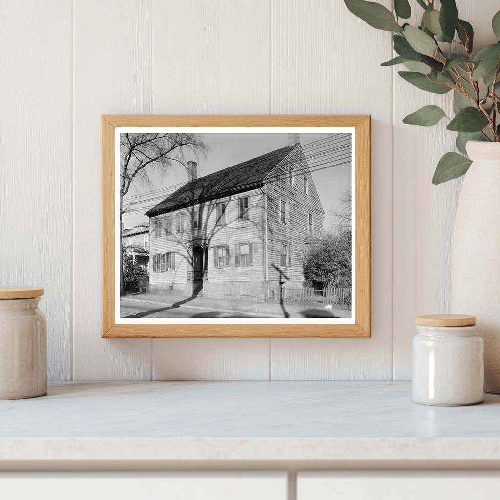 Winston-Salem NC 1953 Vintage Architecture Photo