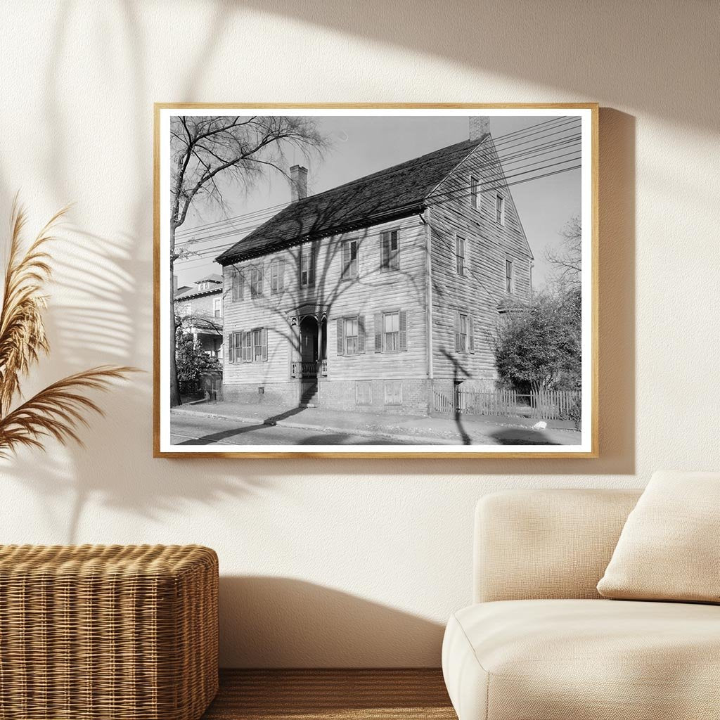 Winston-Salem NC 1953 Vintage Architecture Photo