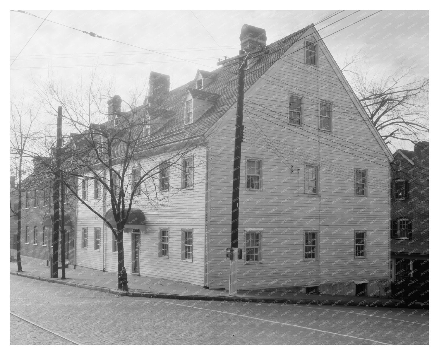 Winston-Salem NC Architecture 1810 Historical Photo