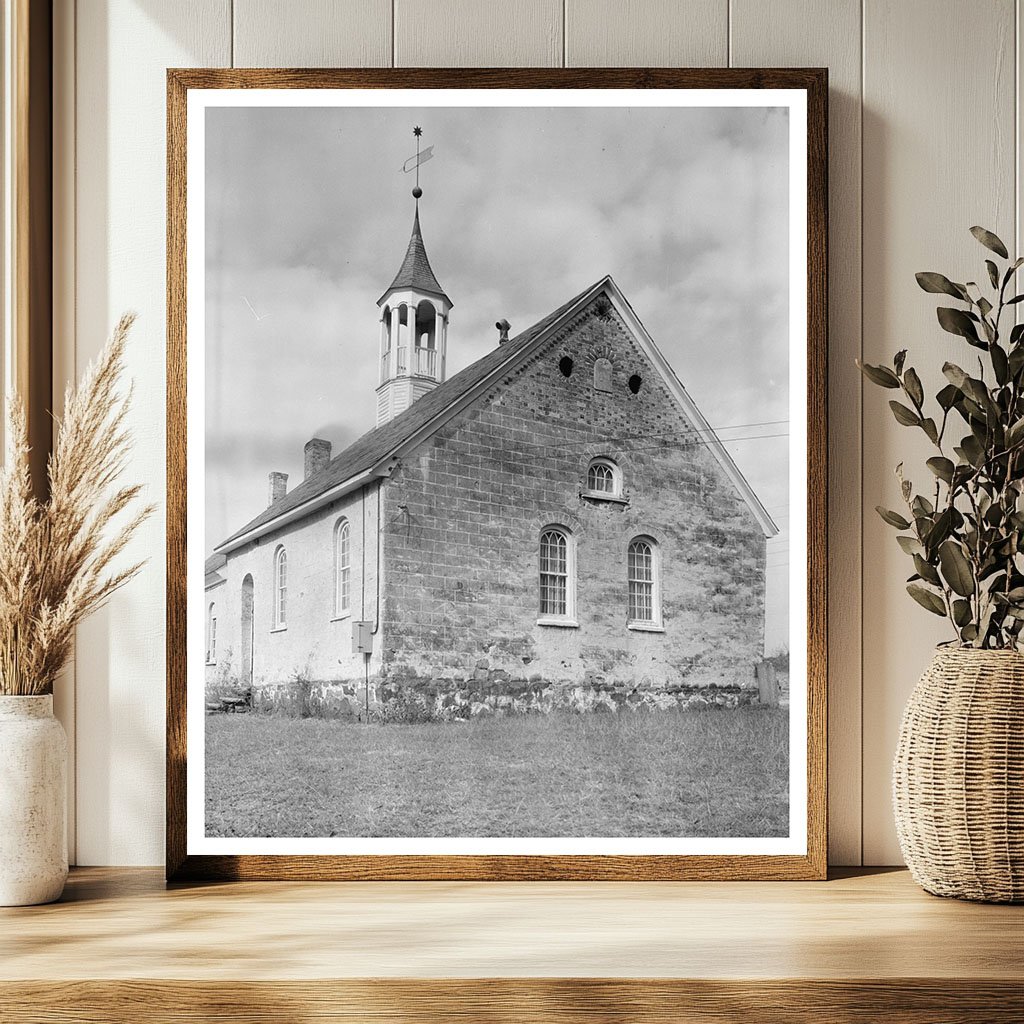 Winston-Salem Moravian Church Photo, North Carolina 1807