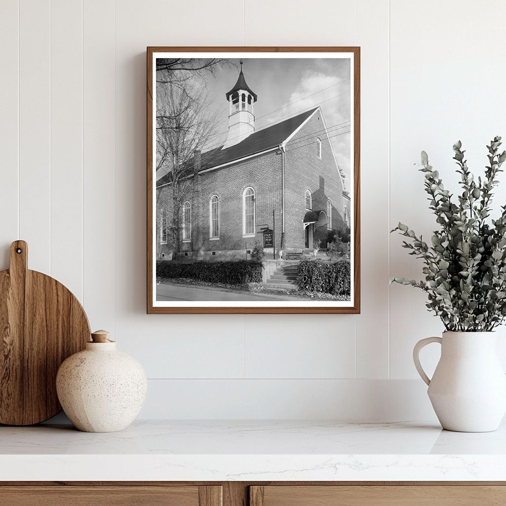 Moravian Church in Winston-Salem, NC - 1807 Historic Photo