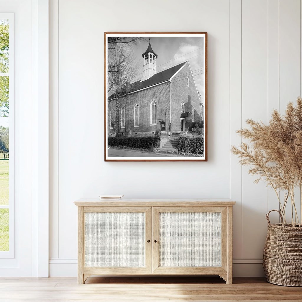 Moravian Church in Winston-Salem, NC - 1807 Historic Photo