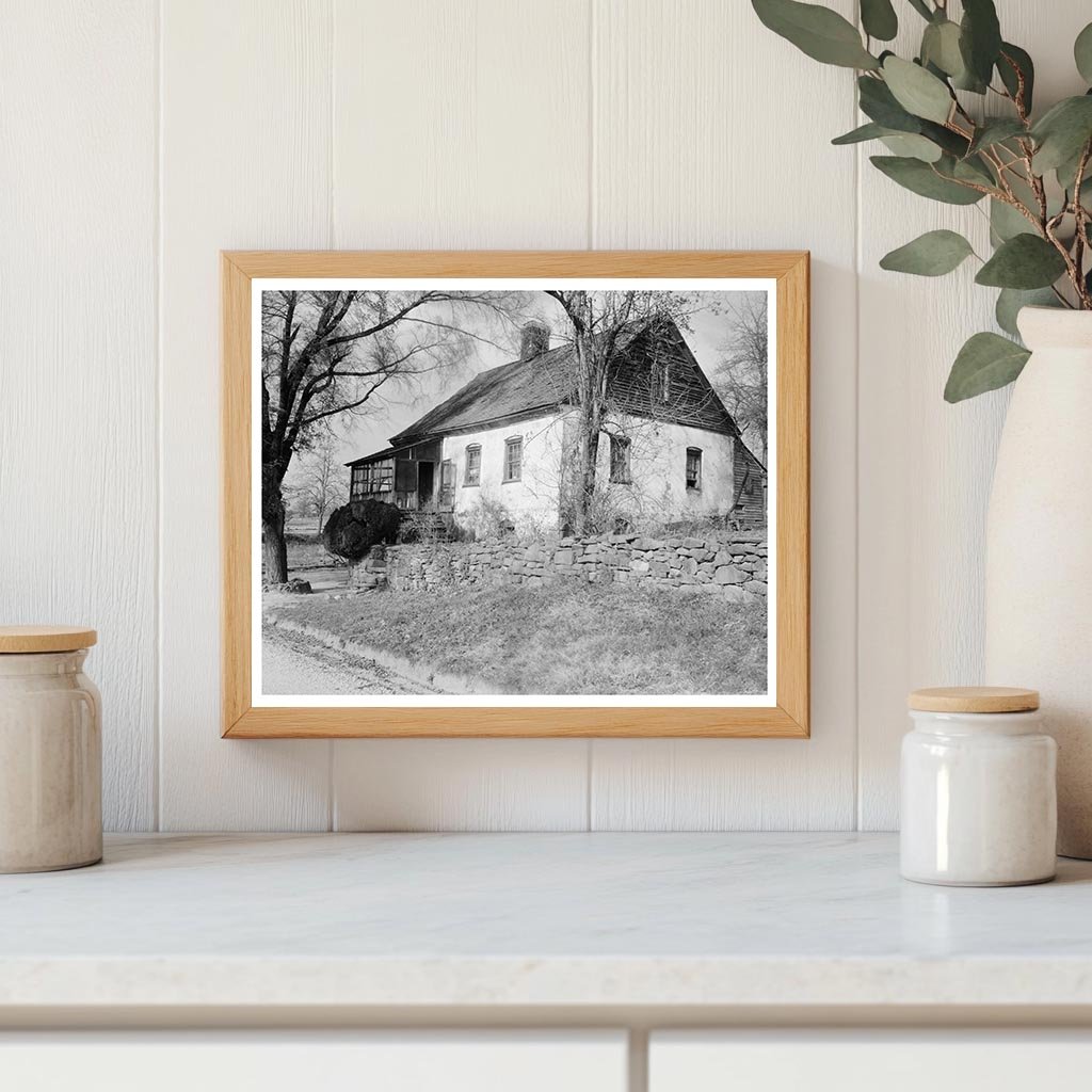 Historic House in Bethabara, NC - Carnegie Survey, 1953