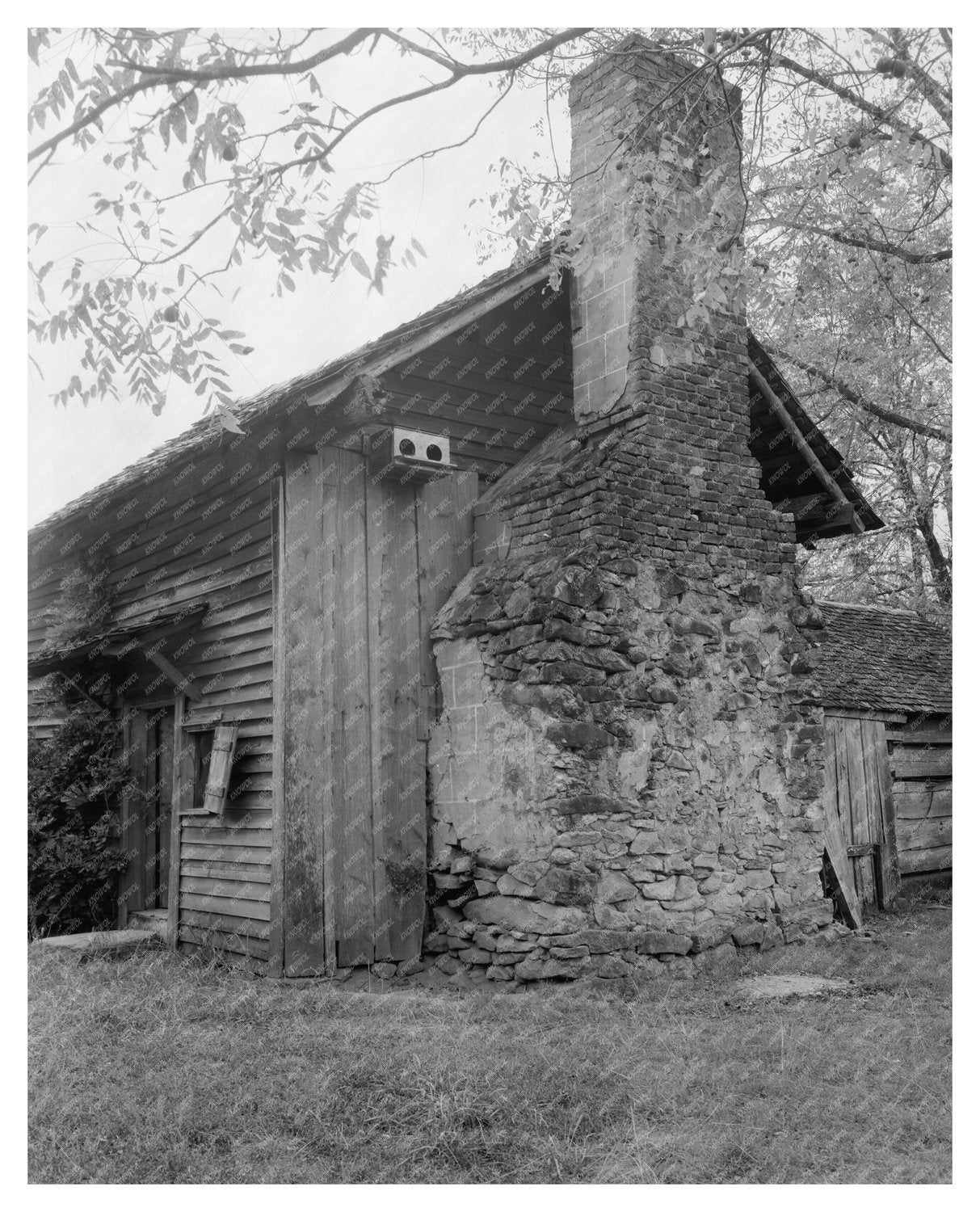 1782 Vintage Photo of Mt. Holly, NC Architecture
