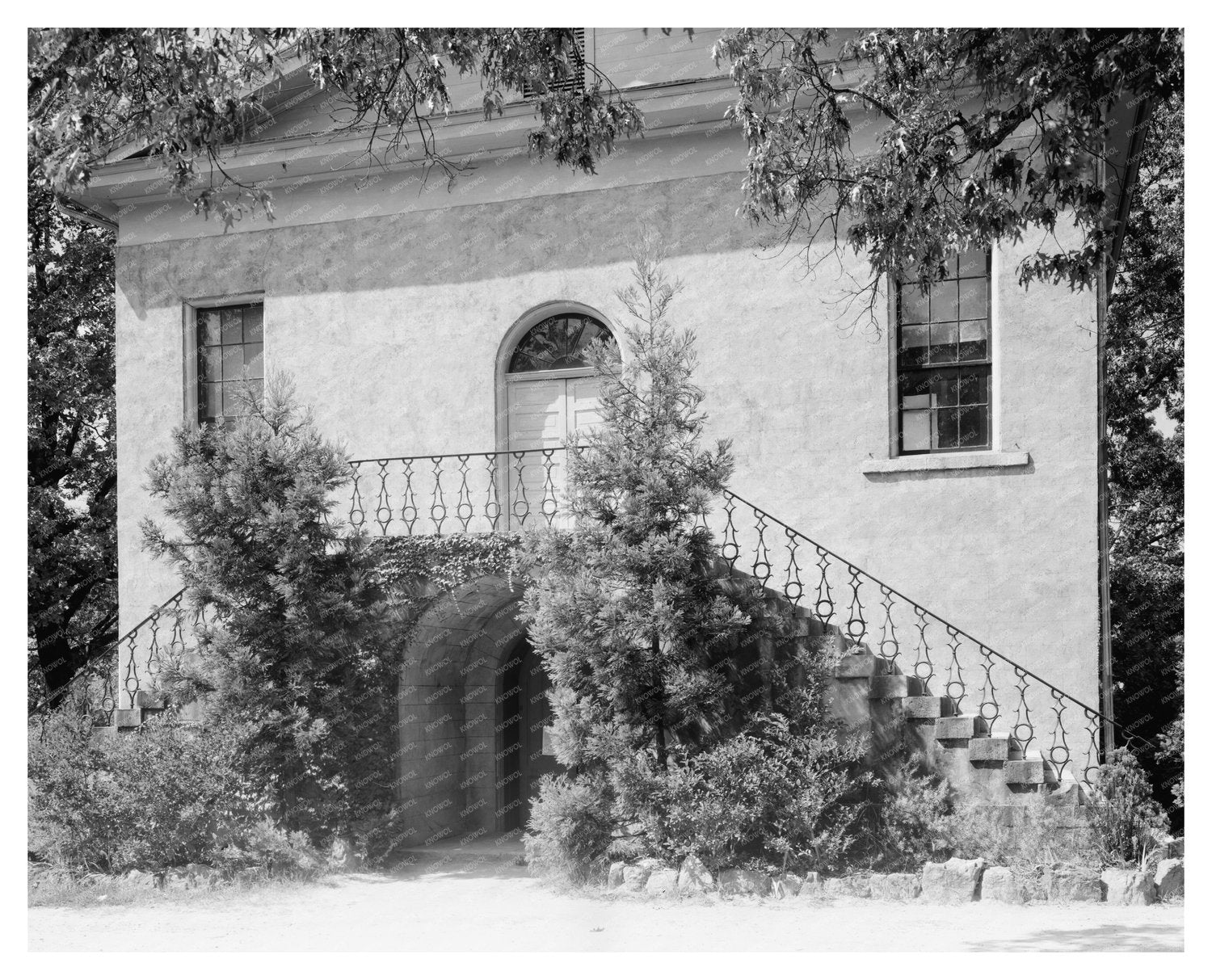 Gaston County NC Town Hall History, 1846 Photo