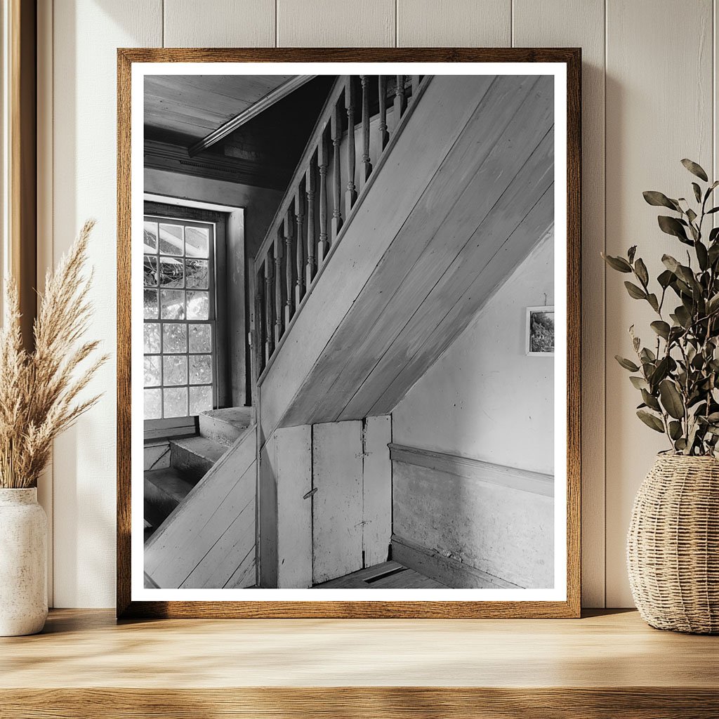 Historic Oak Grove, Lucia, NC 1782 - Vintage Photo