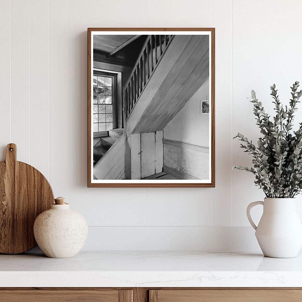 Historic Oak Grove, Lucia, NC 1782 - Vintage Photo