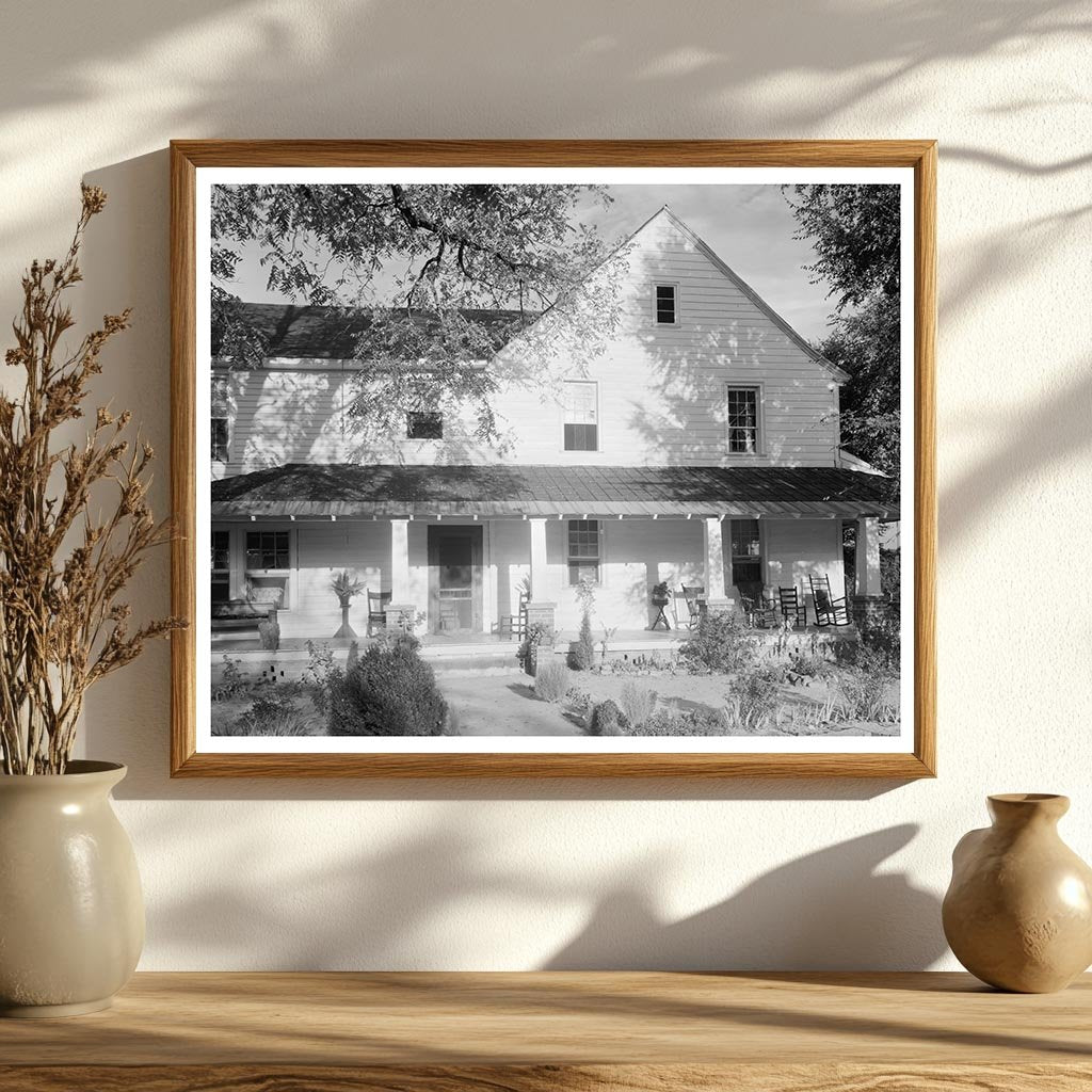 1953 Vintage Photo of Gaston County Architecture, NC