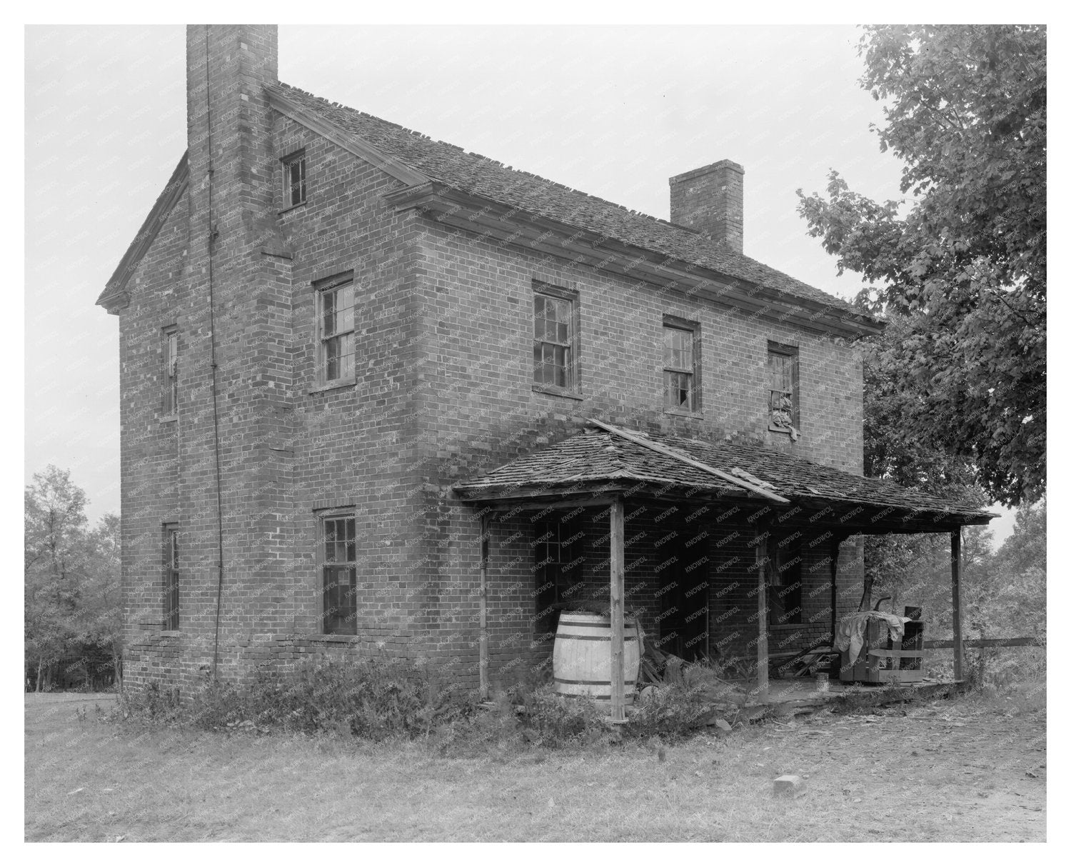 Guilford County NC Farmhouse Photo, Early 20th Century