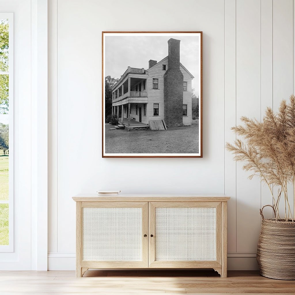 Gibsonville NC Architecture, Early 1900s Vintage Photo