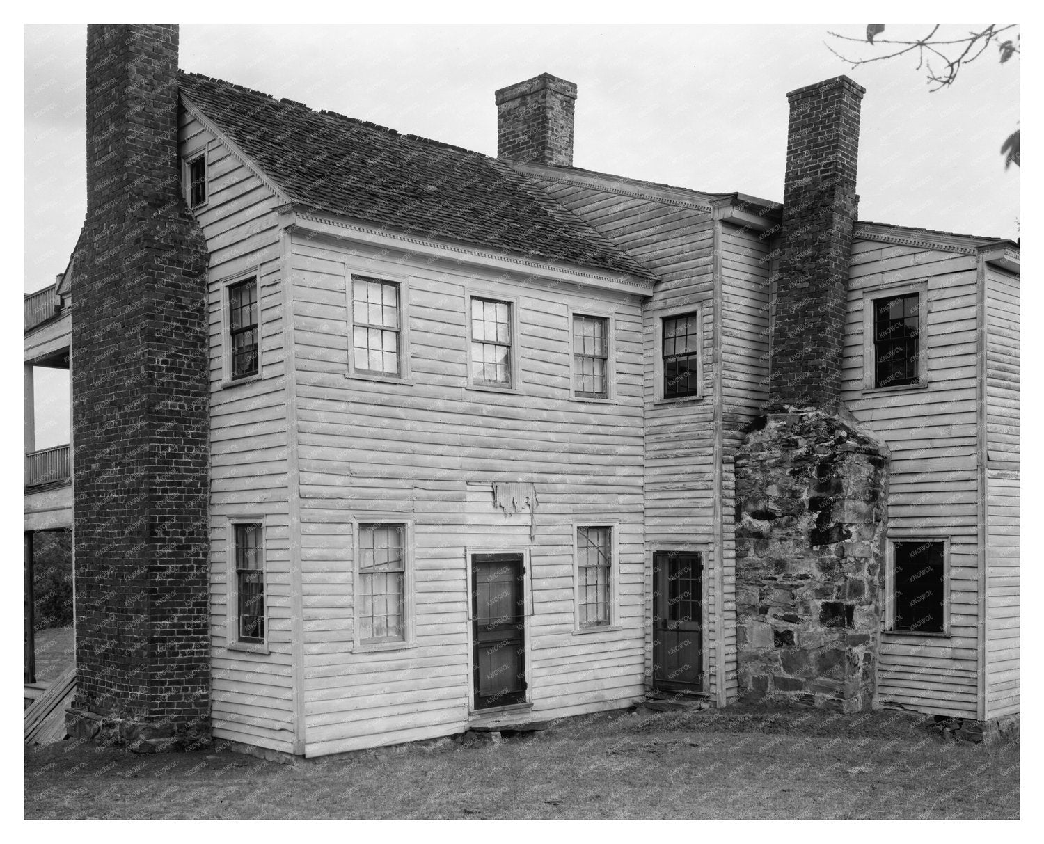 1953 Vintage Photo of Gibsonville NC Tavern Architecture