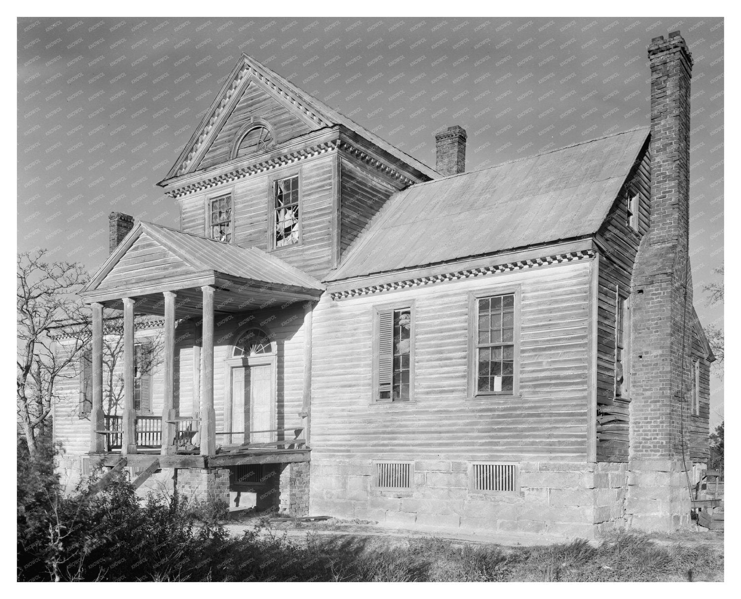Historic Airlie House in Halifax, NC - 1941 Photo