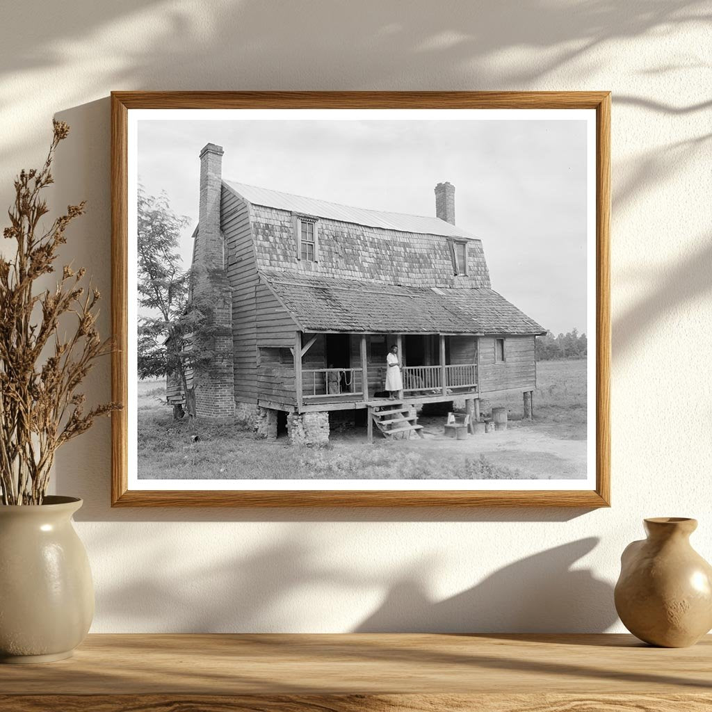 Halifax County NC Vintage House Photo 1953