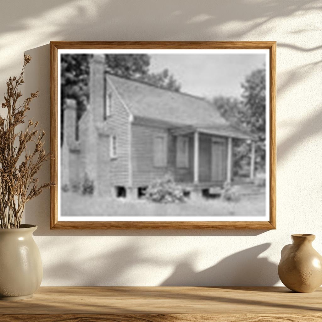 Halifax Court House, NC, 1953: Vintage Architectural Photo