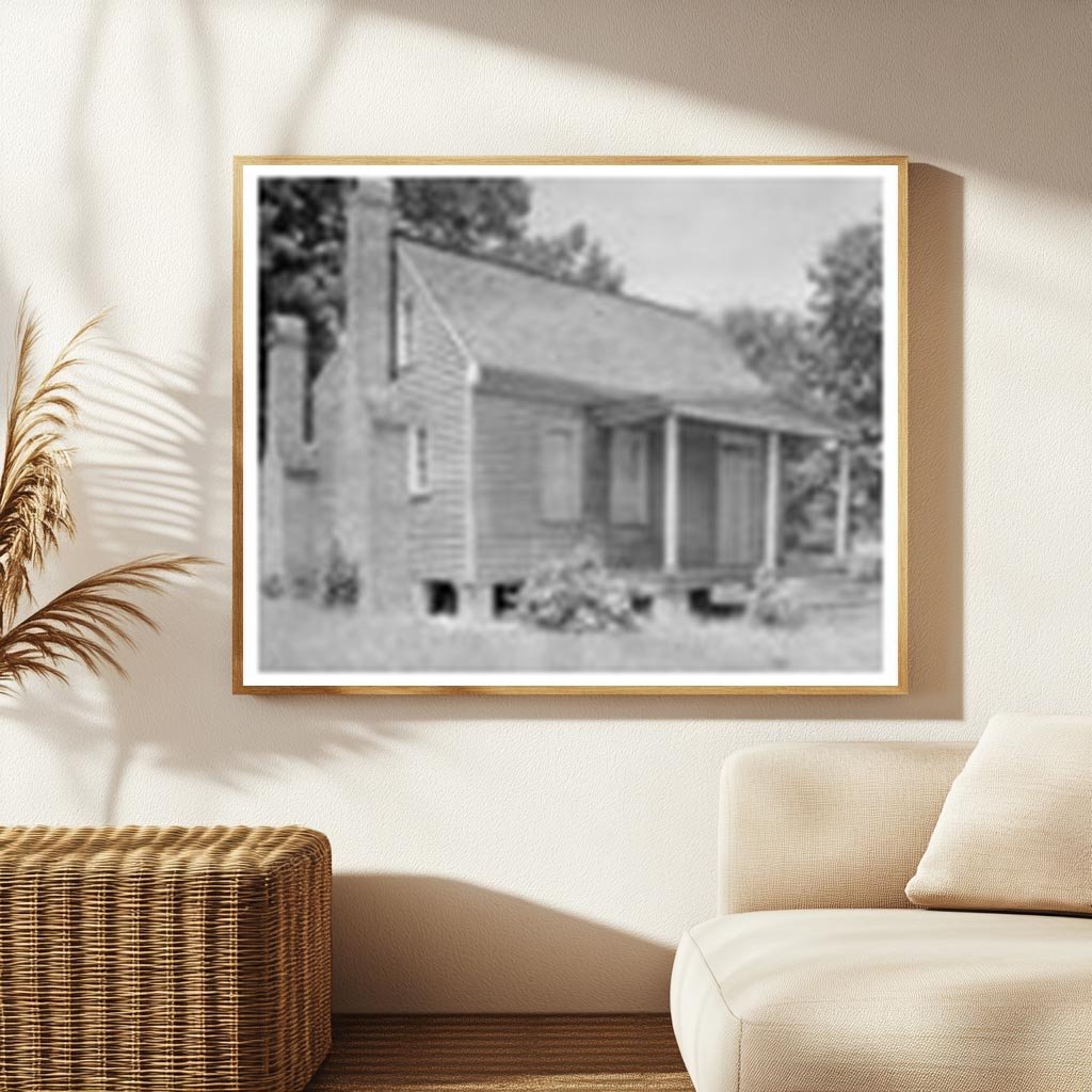Halifax Court House, NC, 1953: Vintage Architectural Photo