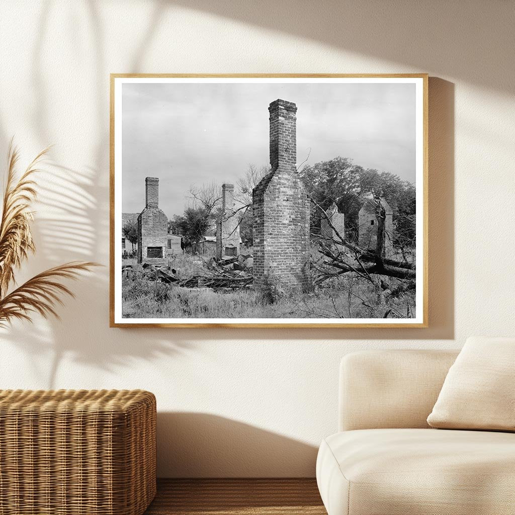 Historic Building Remnants in Halifax County, NC, 1953