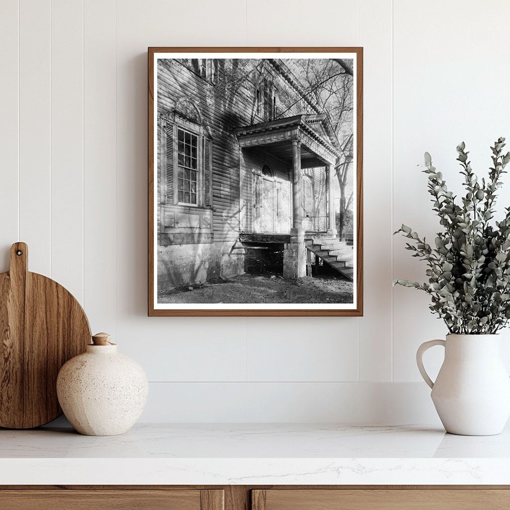 Historic 1825 House in Airlie, Halifax, NC - Vintage Photo