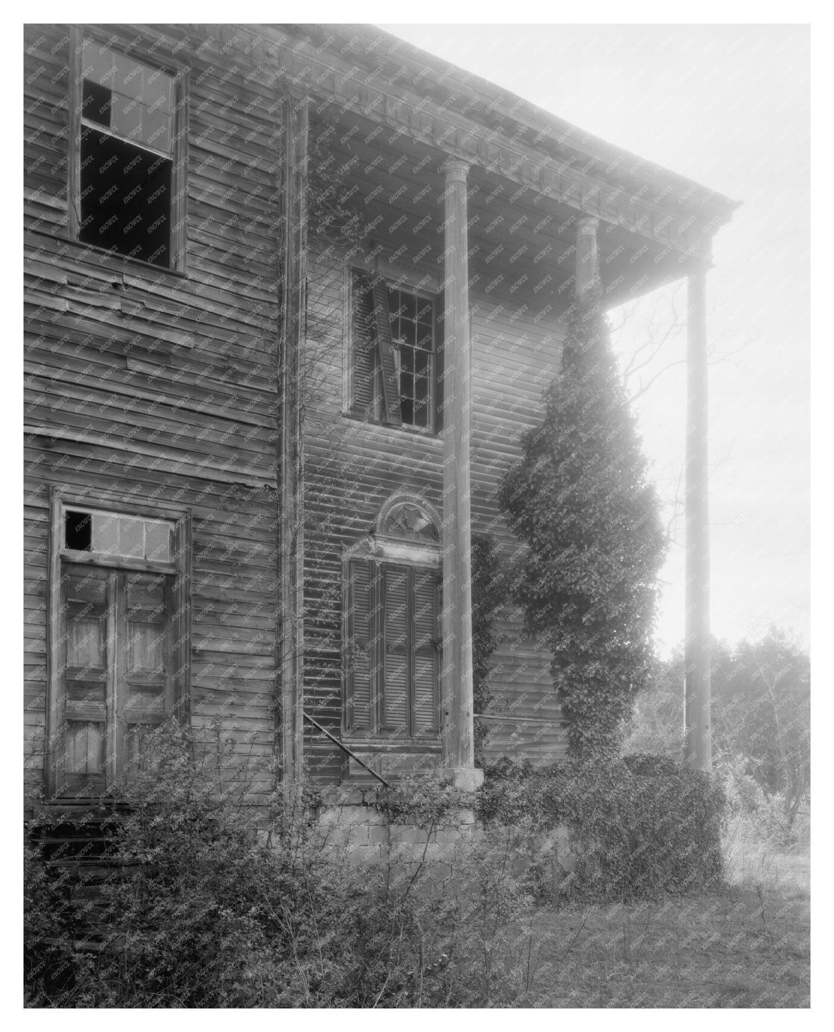 1825 Abandoned Structure in Airlie, NC - Historic Photo