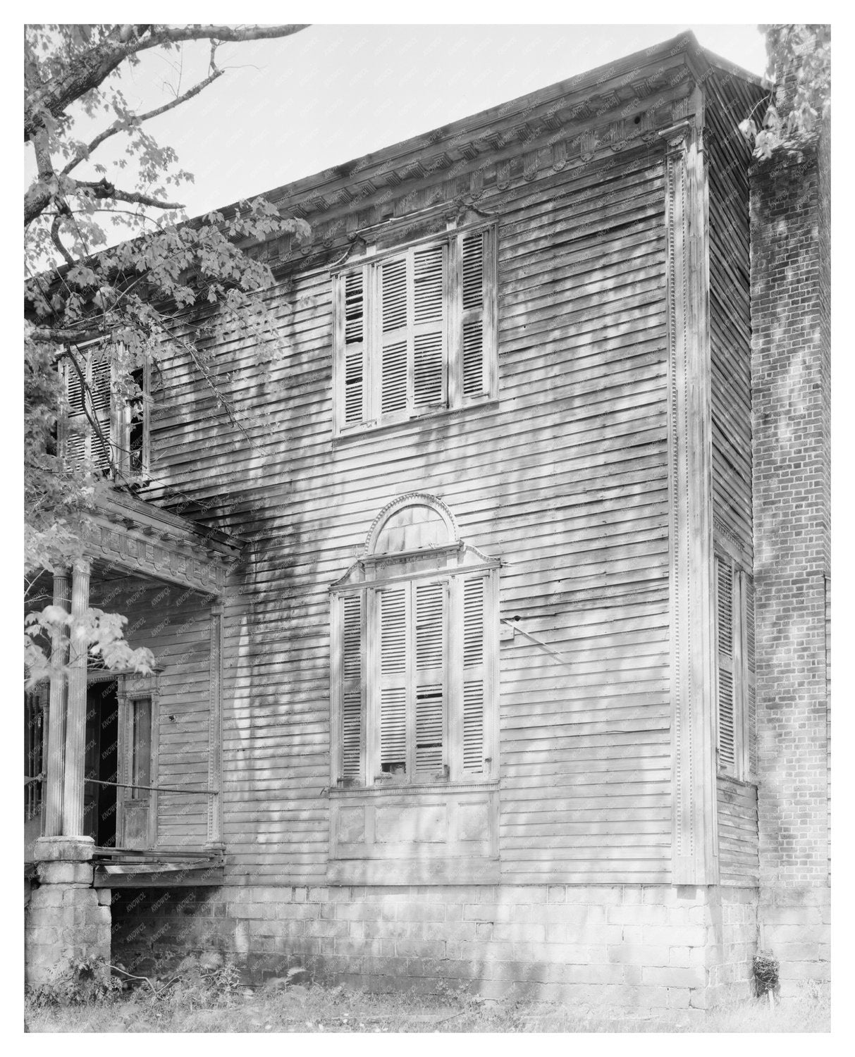 1825 Structure in Airlie, Halifax County, NC Vintage Photo