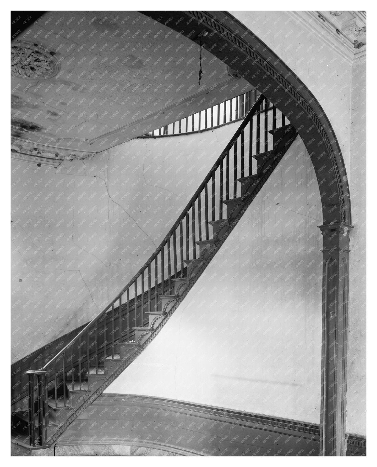 1825 Airlie Structure, Halifax County, NC - Vintage Photo