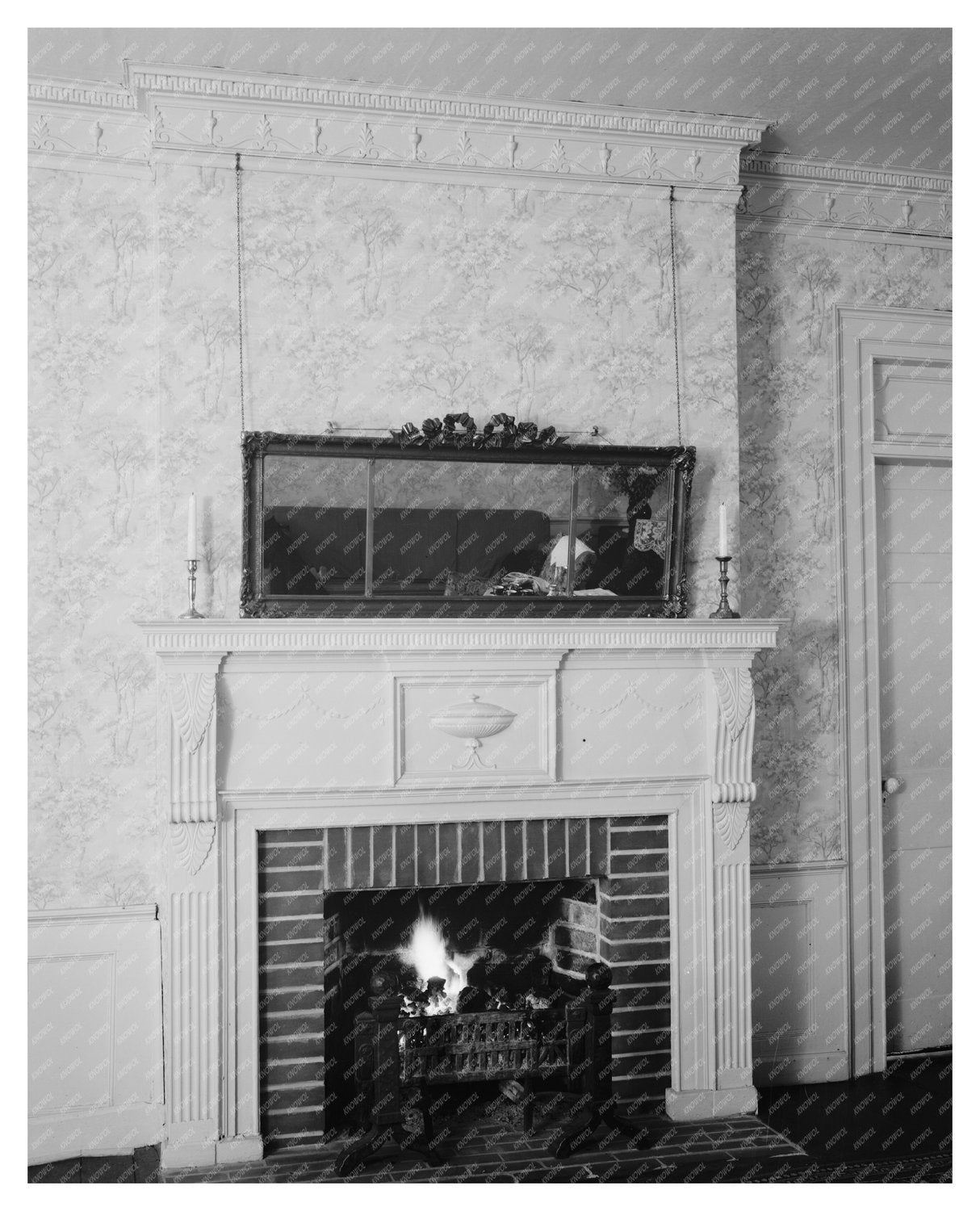 Rosedale House, Charlotte NC, 1780 Vintage Photograph