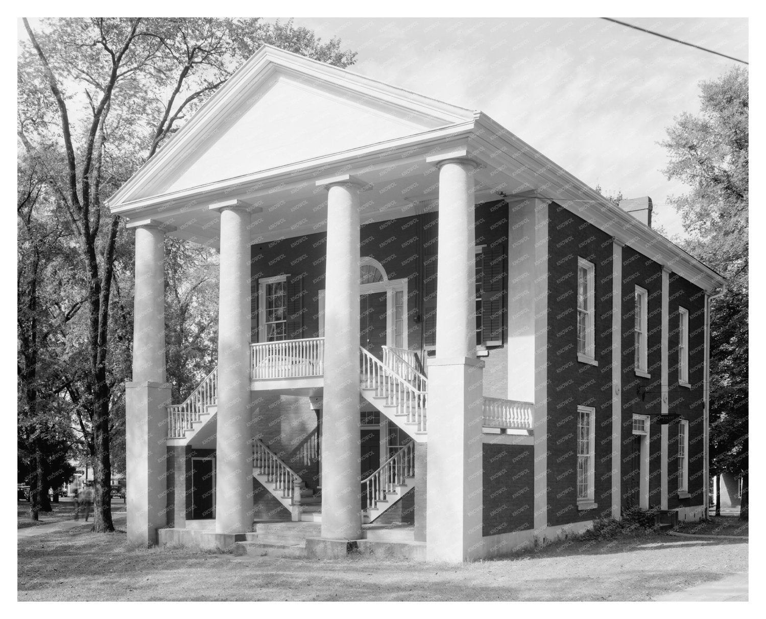 Historic Academic Hall in Davidson, NC, 1841-1849