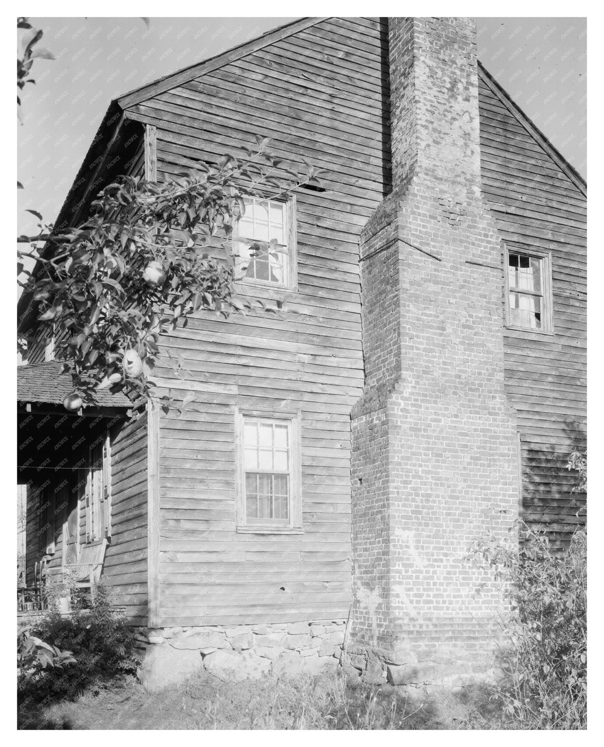 Mecklenburg County NC Vintage Architecture Photo 1953