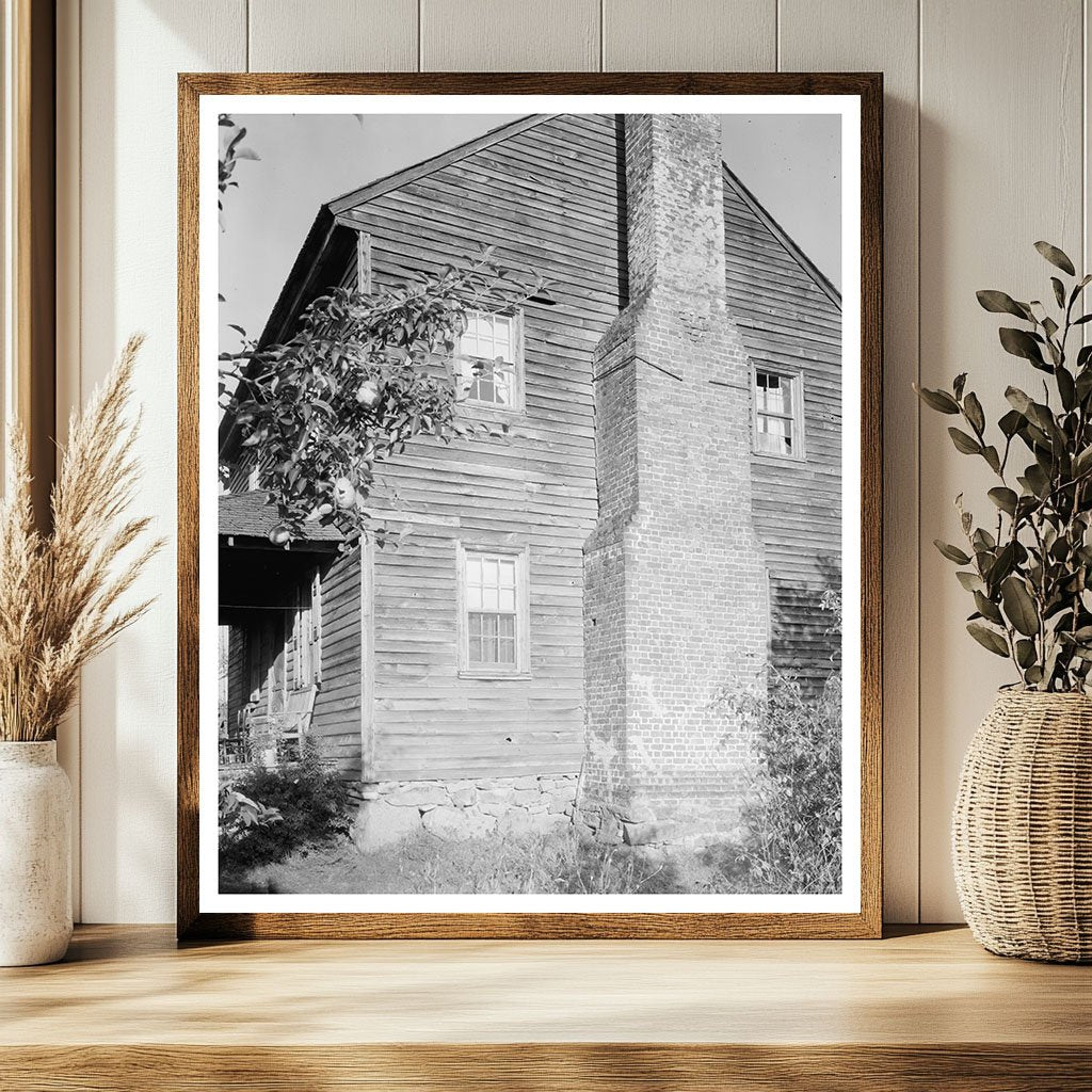 Mecklenburg County NC Vintage Architecture Photo 1953