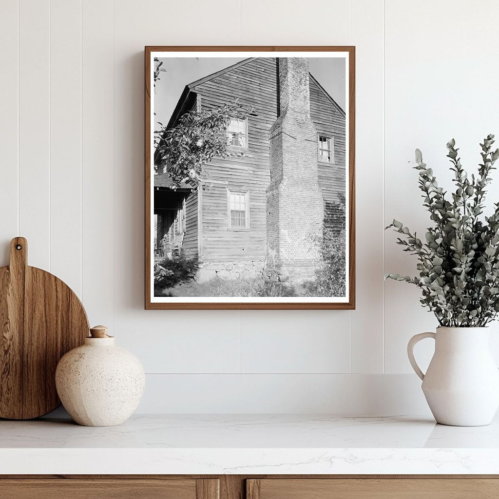 Mecklenburg County NC Vintage Architecture Photo 1953